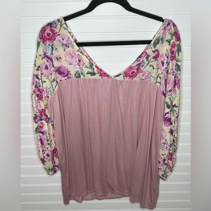 Flowy floral top